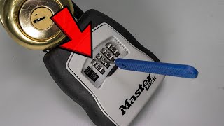 How To Find The Combination To A Master Lock Key Box Fast [upl. by Barimah]