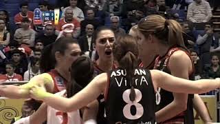 Neslihan Demir vs Vakifbank  CL Semifinal 2014 [upl. by Annail]