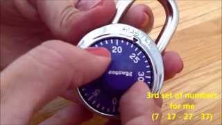 How to Crack Your Master Lock Combo in 3 Easy Steps [upl. by Hilleary]