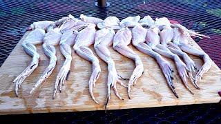 BULL FROG Catch and Cook SO DELICIOUS [upl. by Cathi]