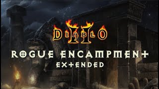 Diablo 2  Rogue Encampment Music  1 Hour Extended [upl. by Aihtniroc]