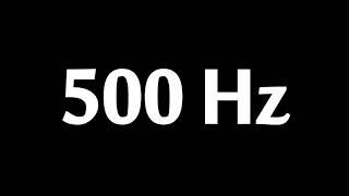 500 Hz Test Tone 10 Hours [upl. by Eladal]