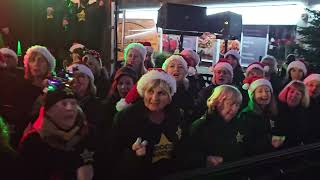 WHAT CHRISTMAS MEANS TO ME Rock Choir at Birkdale Lights Switch On 1st December 2024 [upl. by Brier345]