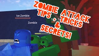 Zombie Attack  Tricks Tips Secrets  Roblox [upl. by Philbrook]