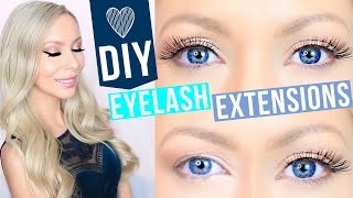 DIY Eyelash Extensions [upl. by Eenafit]