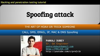 Spoofing attack tutorial  how to spoof Email caller ID GPS IP address [upl. by Einnad]