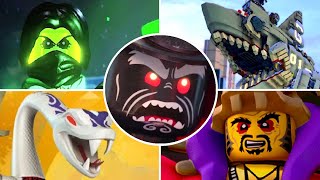 LEGO Ninjago Movie Videogame  All Bosses [upl. by Connel]