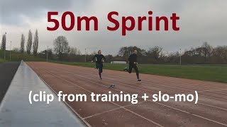 Fastest 50m Sprint With Training Partner  Nov 2019 Sprinting Vlog 5 [upl. by Epillihp]