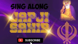 Japji Sahib Path  Sikh Morning Prayer  Read along  Punjabi English Hindi [upl. by Ekram]