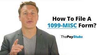 How To File A 1099MISC Form [upl. by Iyre371]