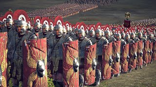 Rome Vs Germanic Tribes  10000 Unit cinematic battle  Total War Rome II [upl. by Aroel717]