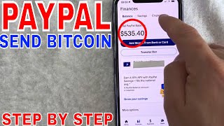 ✅ How To Send Bitcoin On PayPal 🔴 [upl. by Lewej518]