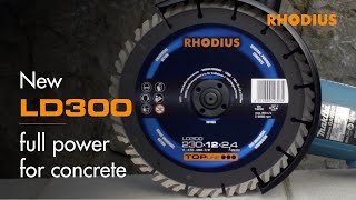 Diamond cutting disc for an angle grinder  for quick cuts in concrete [upl. by Rambert238]