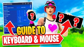 Complete Guide to Keyboard and Mouse  Keybinds Sensitivity amp More Fortnite PC and Console [upl. by Ahsiemac]