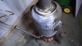 DIY Wasteoilburner what a hotty GravityDrip [upl. by Celestine9]