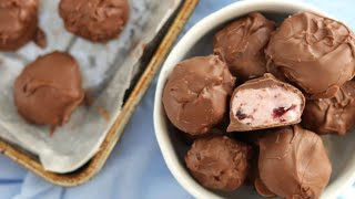 How to Make Cherry Cream Chocolates A Simple Candy Recipe [upl. by Ikcin]