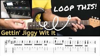 Gettin Jiggy Wit It GUITAR LOOP [upl. by Tnairb]