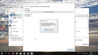 Spybot  Installing New License Key [upl. by Alah]