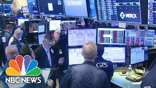 Stock Trading Halted After Markets Plunge At Market Open  NBC News [upl. by Marela]