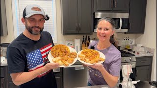 KETO Chicken and Waffles [upl. by Nivlak]