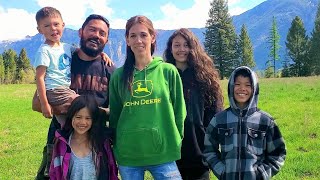 Family Gives Full Tour of Their 20 Acre Off Grid Property In North Idaho [upl. by Ielhsa25]