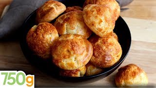 Recette facile des Gougères au fromage  750g [upl. by Akinam]