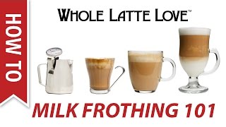 Milk Frothing for Beginners [upl. by Aneerhs]