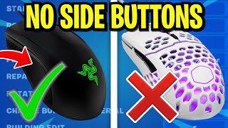 BEST KEYBOARD AND MOUSE SETTINGS FOR PLAYERS WITH NO SIDE MOUSE BUTTONS Fortnite Season 6 [upl. by Eire]