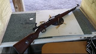 Mauser 98K Yougoslave au stand 50m pour essai [upl. by Gnok]