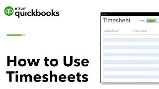 How to Use Timesheets in QuickBooks Desktop [upl. by Trub]