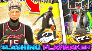 New 6’8 SLASHING PLAYMAKER HOF SHOOTING ELITE CONTACT DUNKS BEST ISO BUILD IN NBA 2K24 [upl. by Va633]