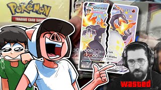 Pokémon Shining Fates but I destroyed a Shiny Charizard VMAX ft Wildcat [upl. by Lydnek]