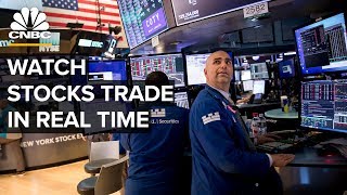 Watch stocks trade in real time after Dows third worstday ever– 3172020 [upl. by Leibrag]