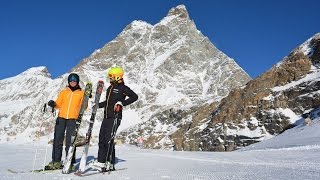 Cervinia dal Plateau Rosà alla Gran Pista di Valtournenche [upl. by Mun102]