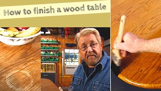 Refinish a Wood Dining Table [upl. by Barstow]