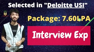 Selected in Deloitte USI  My Interview Experience Nayan  Salary 76LPA [upl. by Ehav]