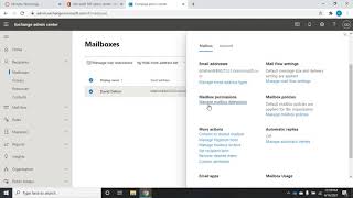 Managing mailboxes in Office 365 Exchange [upl. by Aramal]