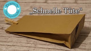 Schnelle Tüte basteln [upl. by Sheryle629]