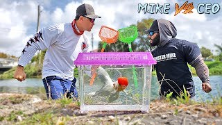 Netting EXOTIC FISH for Aquarium  Fishing Challenge [upl. by Vevay266]