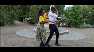 RHUL Salsa  La Vida Es Un Carnaval Celia Cruz  Salsa  Dance Cover  ft Amana Shah [upl. by Eisdnyl]