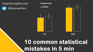 Ten Statistical Mistakes in 5 Min [upl. by Rotciv126]