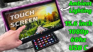 Uperfect 156 inch Portable Touchscreen Monitor  Review [upl. by Matland586]