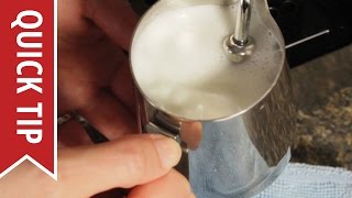 How to AutoFroth Milk for Lattes [upl. by Sylirama]