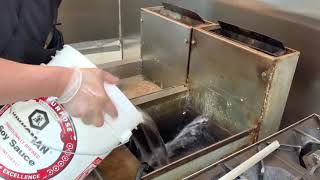 HOW TO CLEAN A COMMERCIAL KITCHEN DEEP FRYER [upl. by Dorothea652]