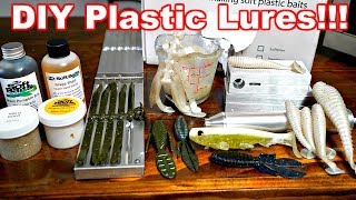 How to Make Soft Plastic Fishing Lures [upl. by Aicemaj273]