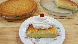 Impossible Pie  Super Easy  Coconut Pie  The Hillbilly Kitchen [upl. by Nuahsyar]