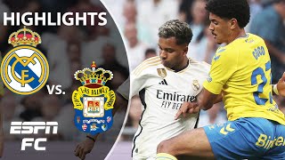 Real Madrid vs Las Palmas  LALIGA Highlights  ESPN FC [upl. by Atinahs]