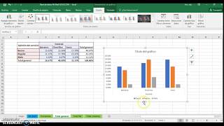 Tablas Cruzadas y gráficos comparativos EXCEL parte 1 [upl. by Akinehc]