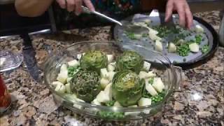 Italian Grandma Makes Stuffed Artichokes [upl. by Gilead]