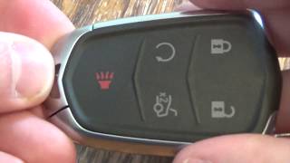 DIY Cadillac  How to change SmartKey Key fob Battery on Cadillac ATC  CTS  XTS [upl. by Airlee362]